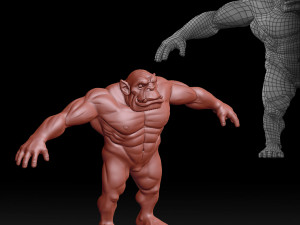 orc base mesh 3D Model