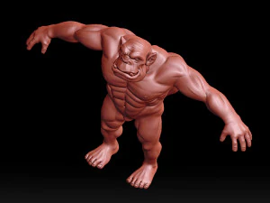 orc base mesh 3D Model