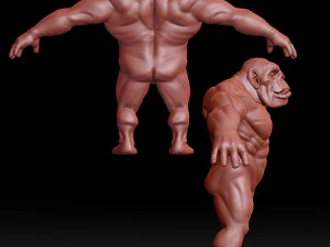 orc base mesh 3D Model