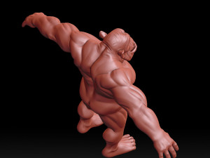 orc base mesh Model 3D