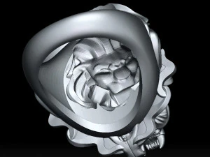 brutal rings 3d print model 3D Print Model