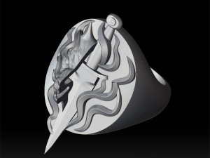 brutal rings 3d print model 3D Принт Модель