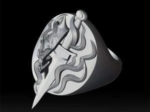 brutal rings 3d print model 3D Print Model