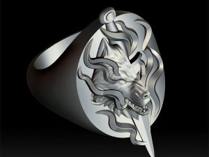 brutal rings 3d print model 3D Принт Модель