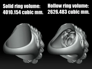 brutal rings 3d print model 3D Print Model
