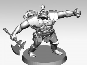 orc soldier 3d print model 3D-printmodel