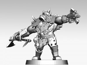 orc soldier 3d print model 3D-printmodel