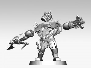 orc soldier 3d print model 3D-printmodel