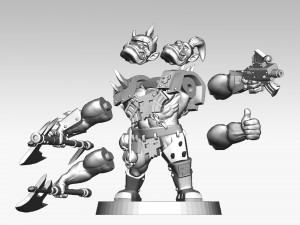 orc soldier 3d print model 3D-printmodel