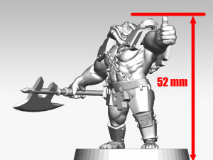 orc soldier 3d print model 3D-printmodel
