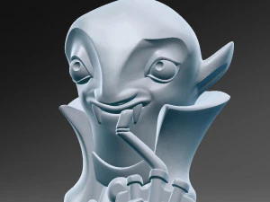 Vampiro engra&ccedil;ado com sangue doado Modelo de Impressão 3D