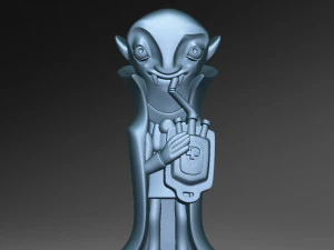 Vampiro engra&ccedil;ado com sangue doado Modelo de Impressão 3D