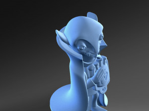 Funny vampire with donated blood Modelo de impresión 3D