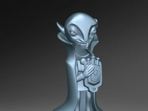 Vampiro engra&ccedil;ado com sangue doado Modelo de Impressão 3D