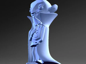 Vampiro engra&ccedil;ado com sangue doado Modelo de Impressão 3D