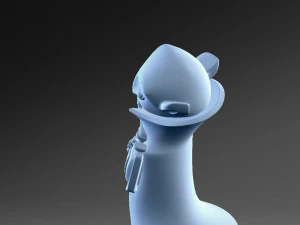 Vampiro engra&ccedil;ado com sangue doado Modelo de Impressão 3D