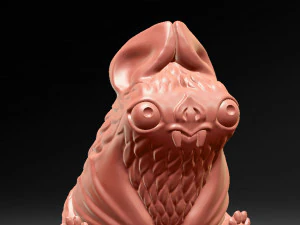 3D printed funny vampire bat 3D Print Model