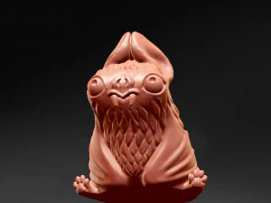 3D printed funny vampire bat 3D Print Model