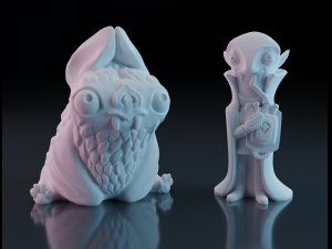 Funny vampire figurines Modelo de impresión 3D