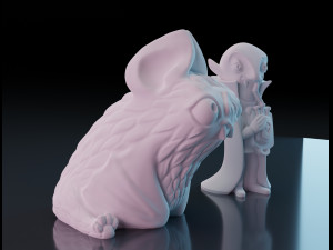 Funny vampire figurines Model Cetak 3D