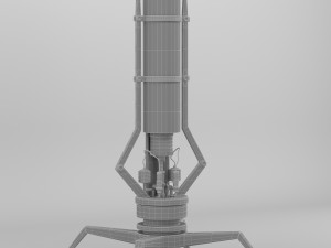 old metal decorative lamp 3D 模型