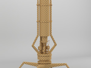 old metal decorative lamp 3D 模型