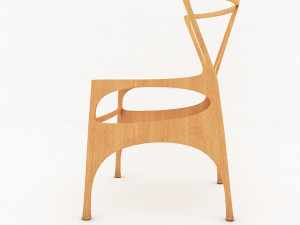 curve chair 3D Modell