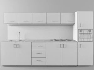 black kitchen 3D Model