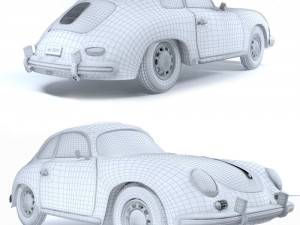 porsche 356 a 3D Model