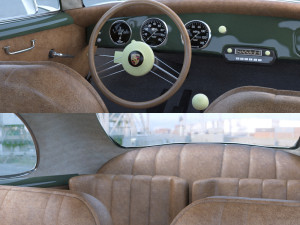 porsche 356 a 3D Model