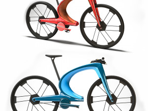 scifi bicycle Modello 3D