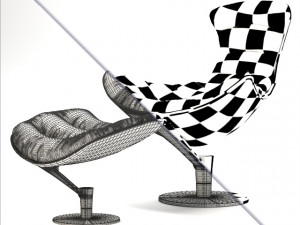 lobester chair 3D Модель