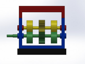 rotation to translation mechanism 3D Print Model