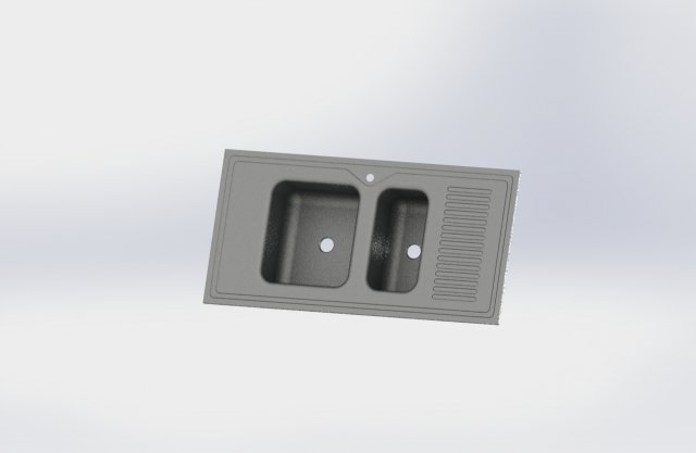 kitchen sink 3D Модель .c4d .max .obj .3ds .fbx .stl .blend 