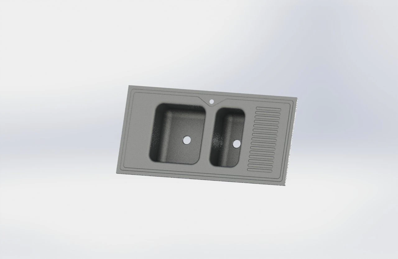 kitchen sink 3D Model .c4d .max .obj .3ds .fbx .stl .blend