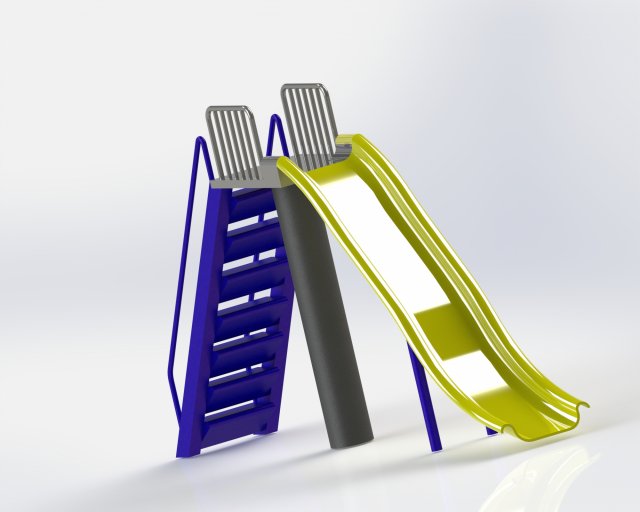 garden slide 3D Print Model .c4d .max .obj .3ds .fbx .stl .blend 