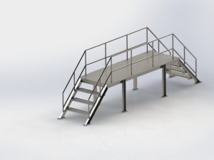 walkway bridge 3D Model