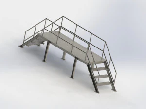 walkway bridge 3D Model