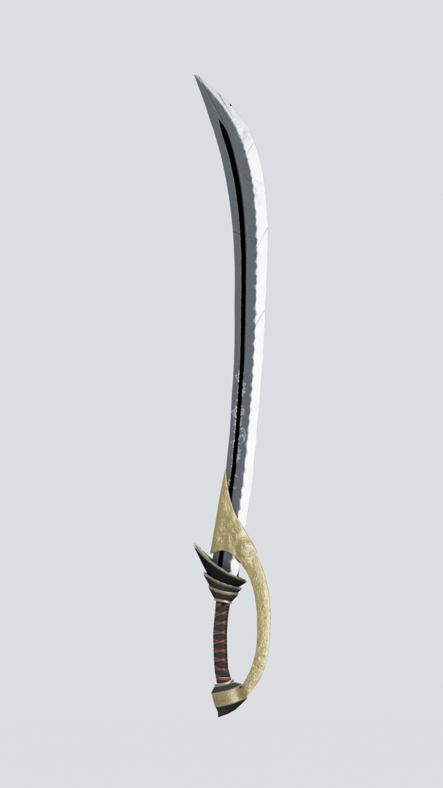 saber 3D Модель .c4d .max .obj .3ds .fbx .stl .blend 