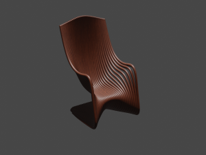modern chair Modello 3D