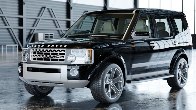 2006 Custom Land Rover Discovery 3 3D 模型 .c4d .max .obj .3ds .fbx .stl .blend 