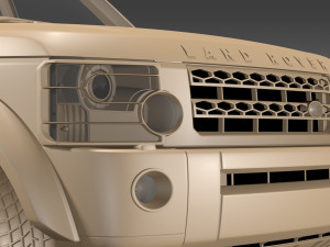 2006 Custom Land Rover Discovery 3 3D 模型