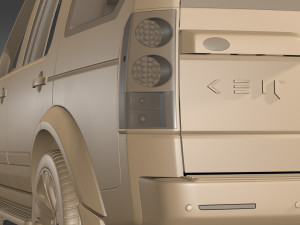 2006 Custom Land Rover Discovery 3 3D 模型