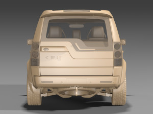2006 Custom Land Rover Discovery 3 3D 模型