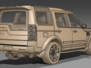 2006 Custom Land Rover Discovery 3 3D 模型