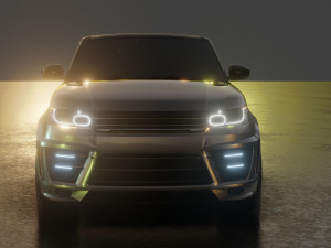 2016 Custom Land Rover Range Rover Sport 3D Model