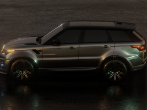 2016 Custom Land Rover Range Rover Sport 3D Модель