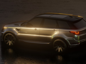 2016 Custom Land Rover Range Rover Sport 3D Модель
