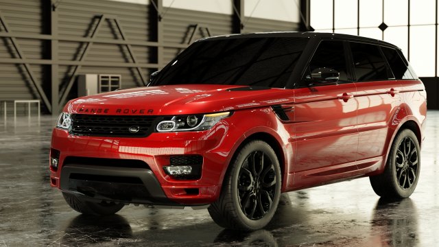 2016 Land Rover Range Rover Sport 3D Модель .c4d .max .obj .3ds .fbx .stl .blend 