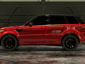 2016 Land Rover Range Rover Sport 3D Модель